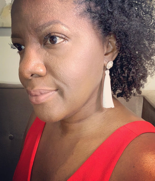Pearl Tassel Earrings